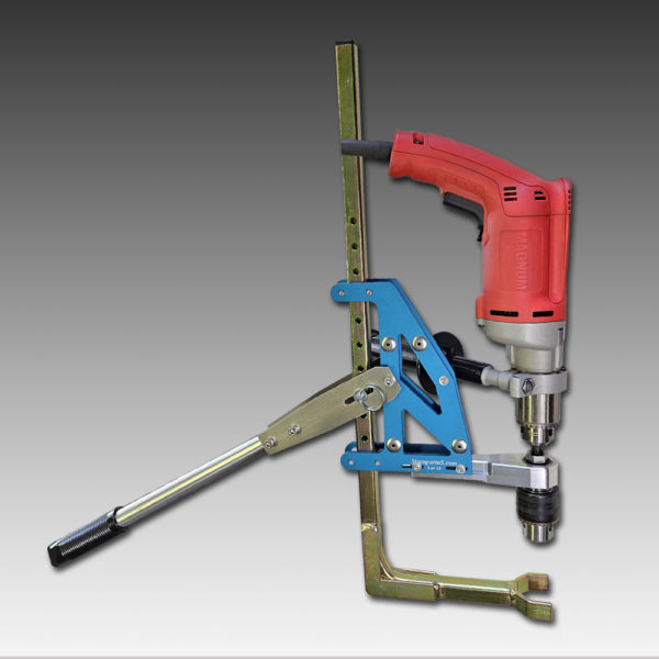 Strong Arm 5 Max mobile drill press with drill